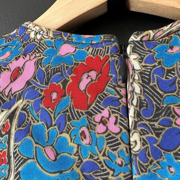 ISABEL MARANT Linazi Gathered Printed Jersey Top Size 36 - Picture 9 of 15